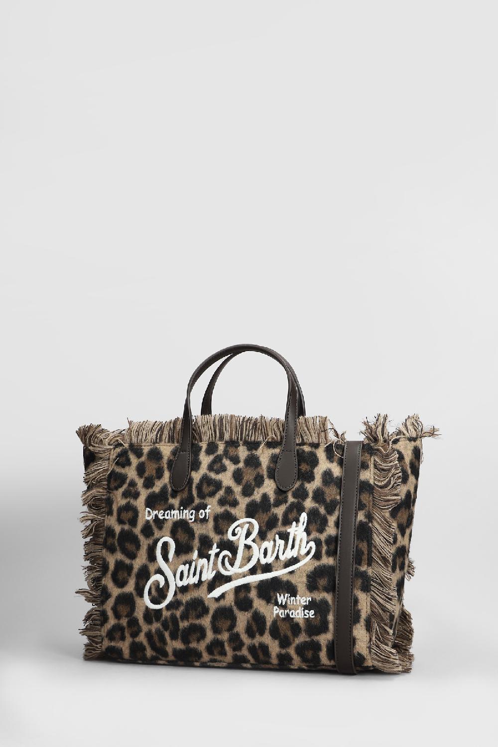 Deliberti Saint Barth Mc2 Tote Colette W In Poliestere Animalier Cod. 409288 - Deliberti The Luxury Shopping