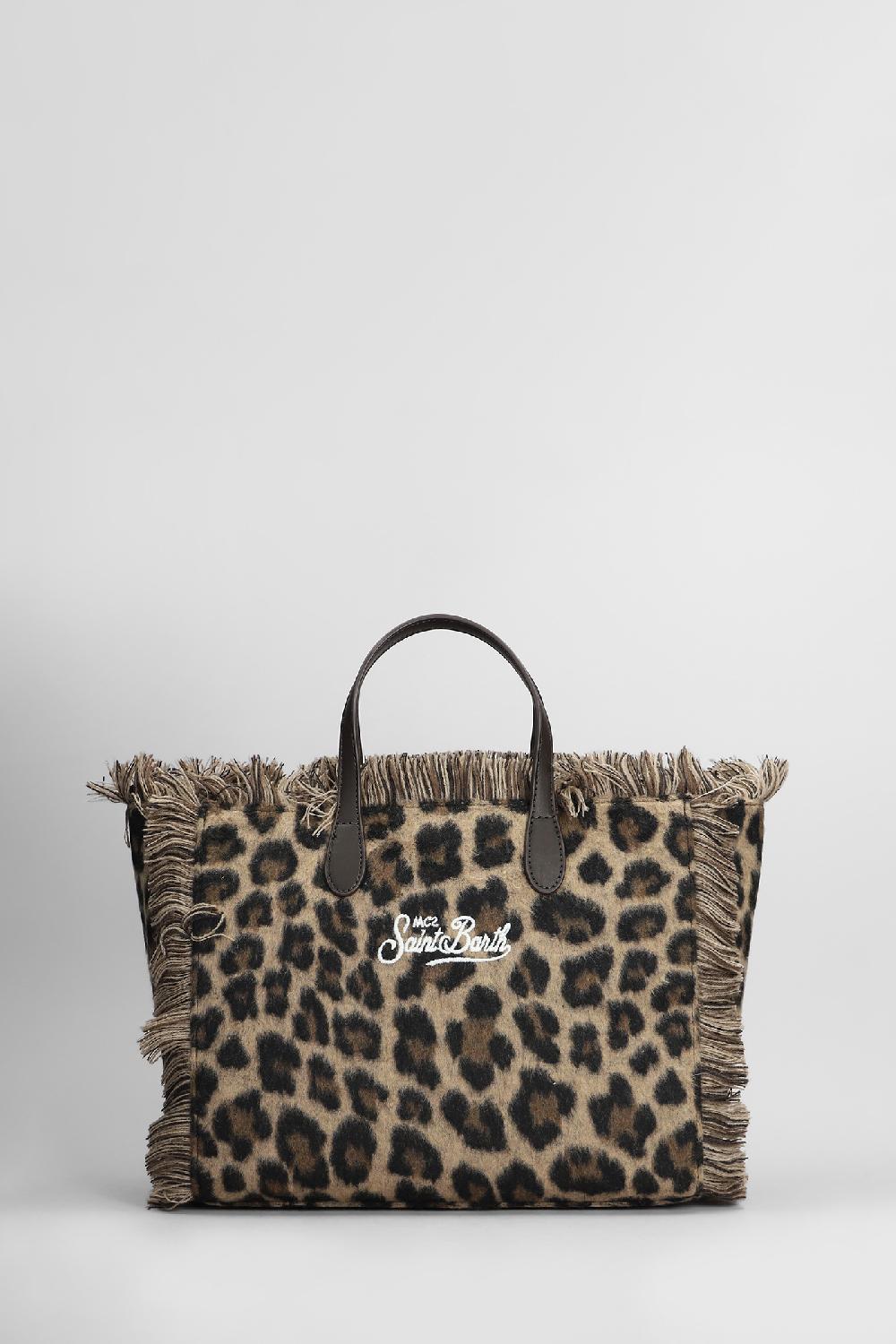 Deliberti Saint Barth Mc2 Tote Colette W In Poliestere Animalier Cod. 409288 - Deliberti The Luxury Shopping