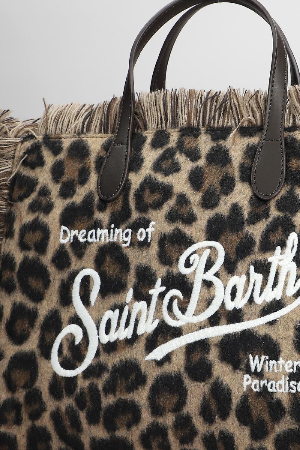 Deliberti Saint Barth Mc2 Tote Colette W In Poliestere Animalier Cod. 409288 - Deliberti The Luxury Shopping