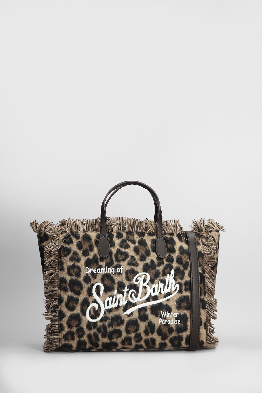 Deliberti Saint Barth Mc2 Tote colette w in poliestere animalier cod. 409288 - Deliberti The Luxury Shopping