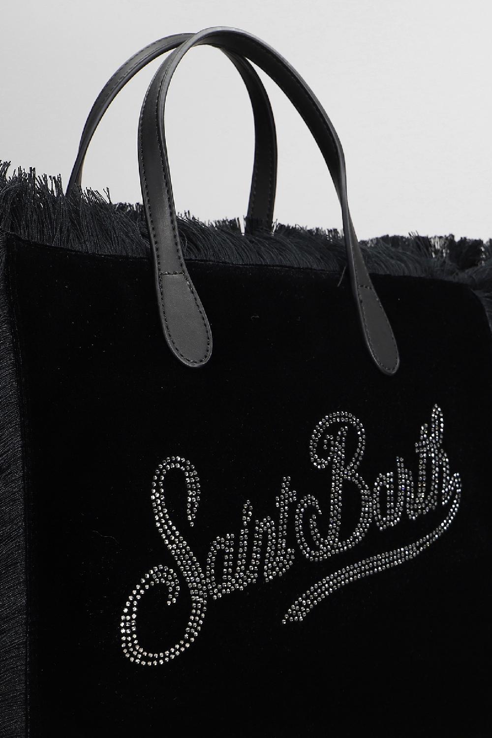 Deliberti Saint Barth Mc2 Tote Colette W In Poliestere Nero Cod. 408934 - Deliberti The Luxury Shopping