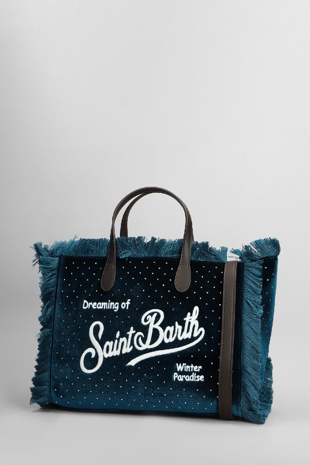 Deliberti Saint Barth Mc2 Tote Colette W In Poliestere Verde Cod. 409287 - Deliberti The Luxury Shopping