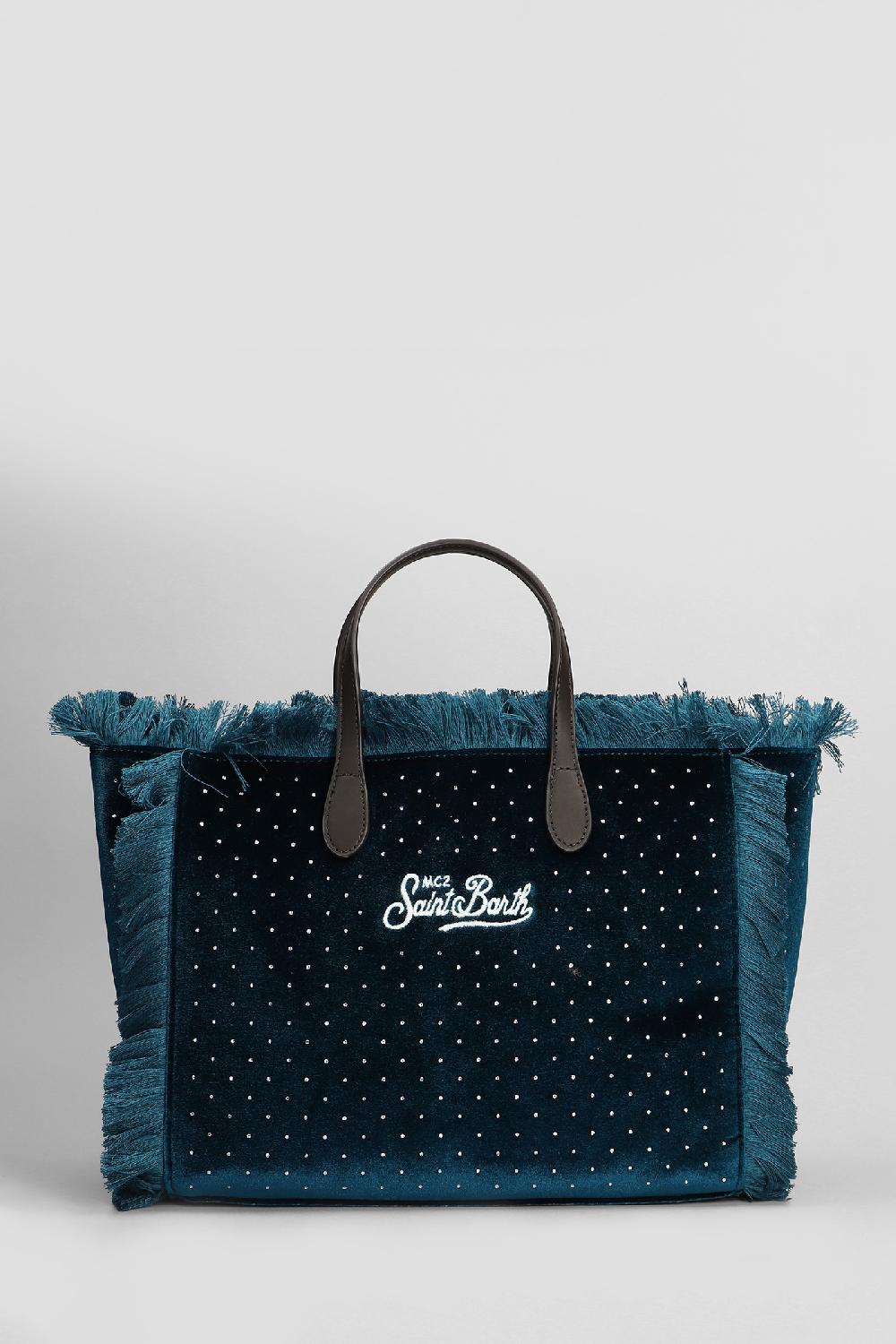 Deliberti Saint Barth Mc2 Tote Colette W In Poliestere Verde Cod. 409287 - Deliberti The Luxury Shopping