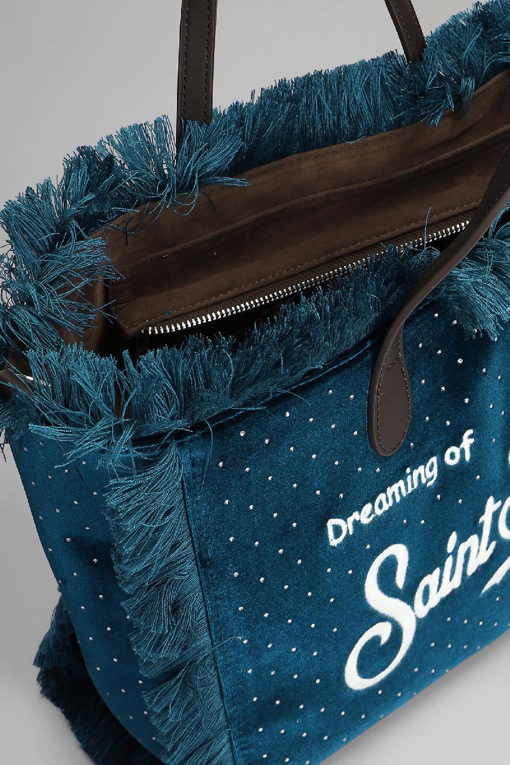 Deliberti Saint Barth Mc2 Tote Colette W In Poliestere Verde Cod. 409287 - Deliberti The Luxury Shopping