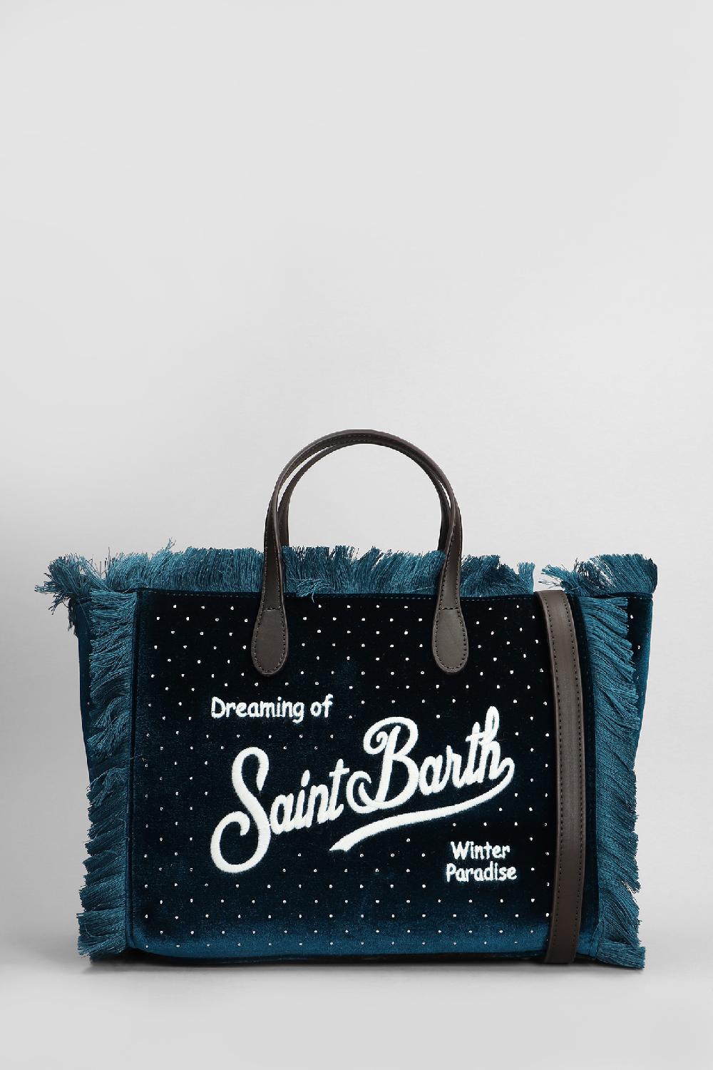 Deliberti Saint Barth Mc2 Tote colette w in poliestere verde cod. 409287 - Deliberti The Luxury Shopping