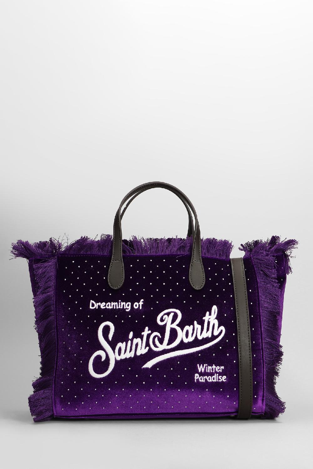 Deliberti Saint Barth Mc2 Tote colette w in poliestere viola cod. 409656 - Deliberti The Luxury Shopping