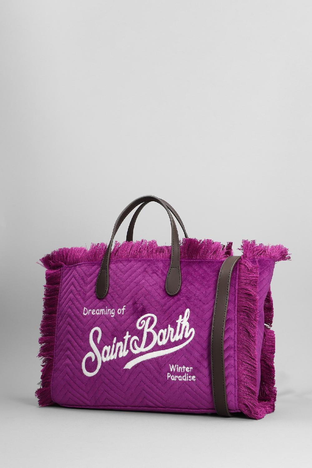 Deliberti Saint Barth Mc2 Tote In Poliestere Viola Cod. 391024 - Deliberti The Luxury Shopping