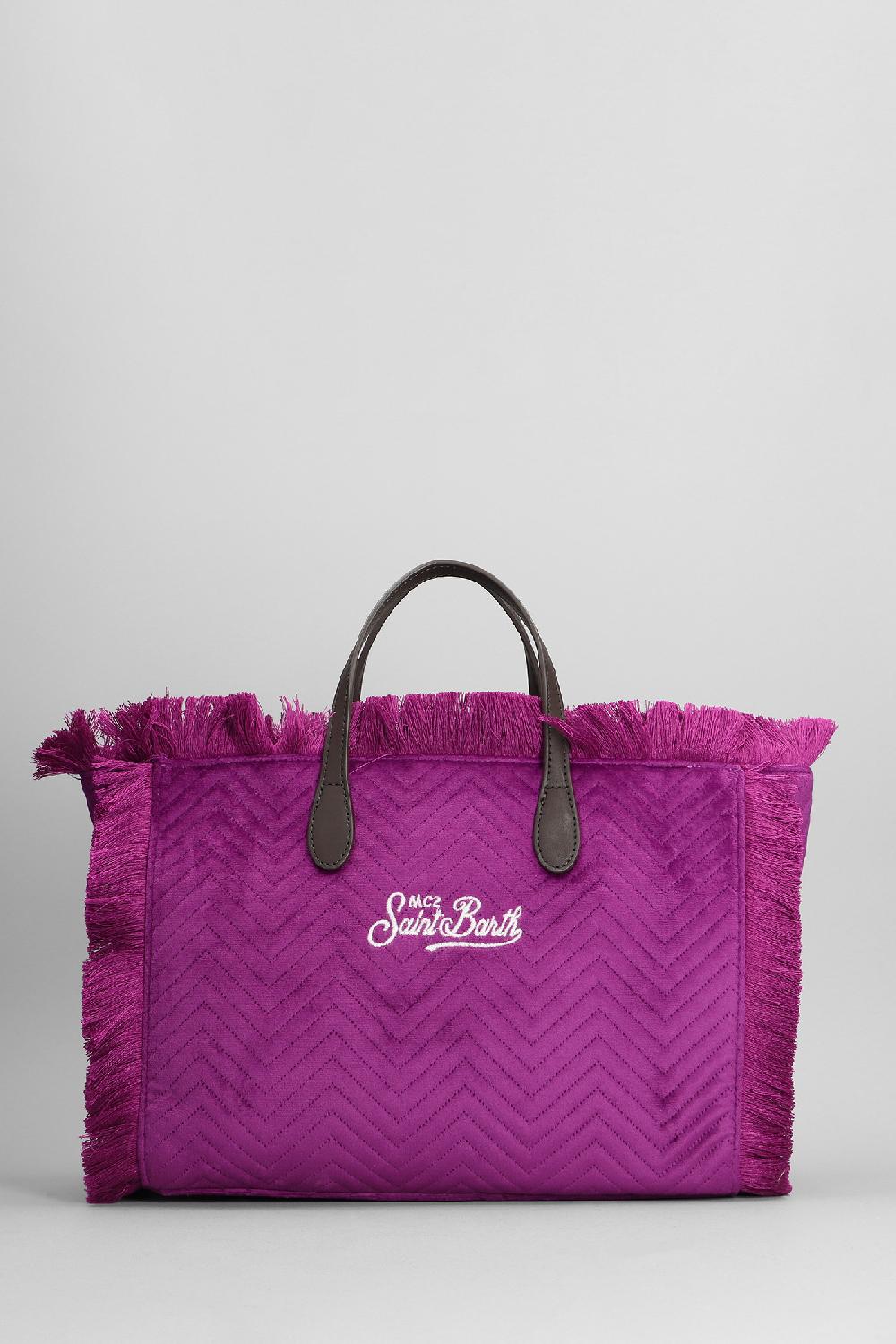 Deliberti Saint Barth Mc2 Tote In Poliestere Viola Cod. 391024 - Deliberti The Luxury Shopping