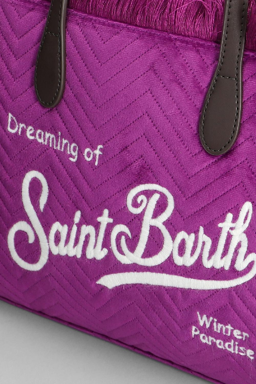 Deliberti Saint Barth Mc2 Tote In Poliestere Viola Cod. 391024 - Deliberti The Luxury Shopping