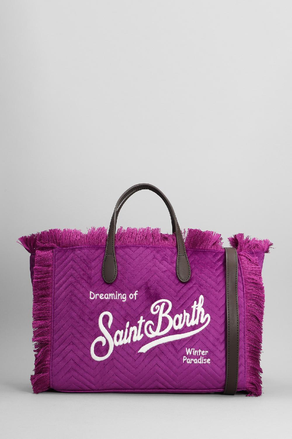 Deliberti Saint Barth Mc2 Tote in poliestere viola cod. 391024 - Deliberti The Luxury Shopping