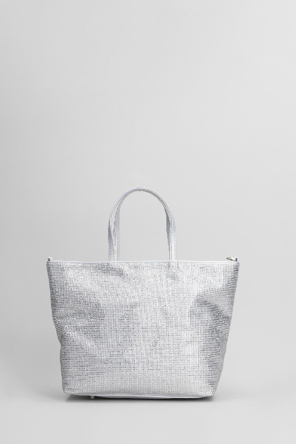 Deliberti Saint Barth Mc2 Tote Strass Mini Bag In Poliestere Grigio Cod. 409665 - Deliberti The Luxury Shopping