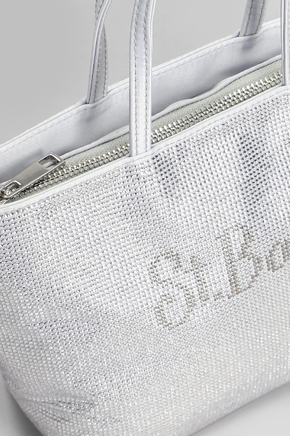 Deliberti Saint Barth Mc2 Tote Strass Mini Bag In Poliestere Grigio Cod. 409665 - Deliberti The Luxury Shopping