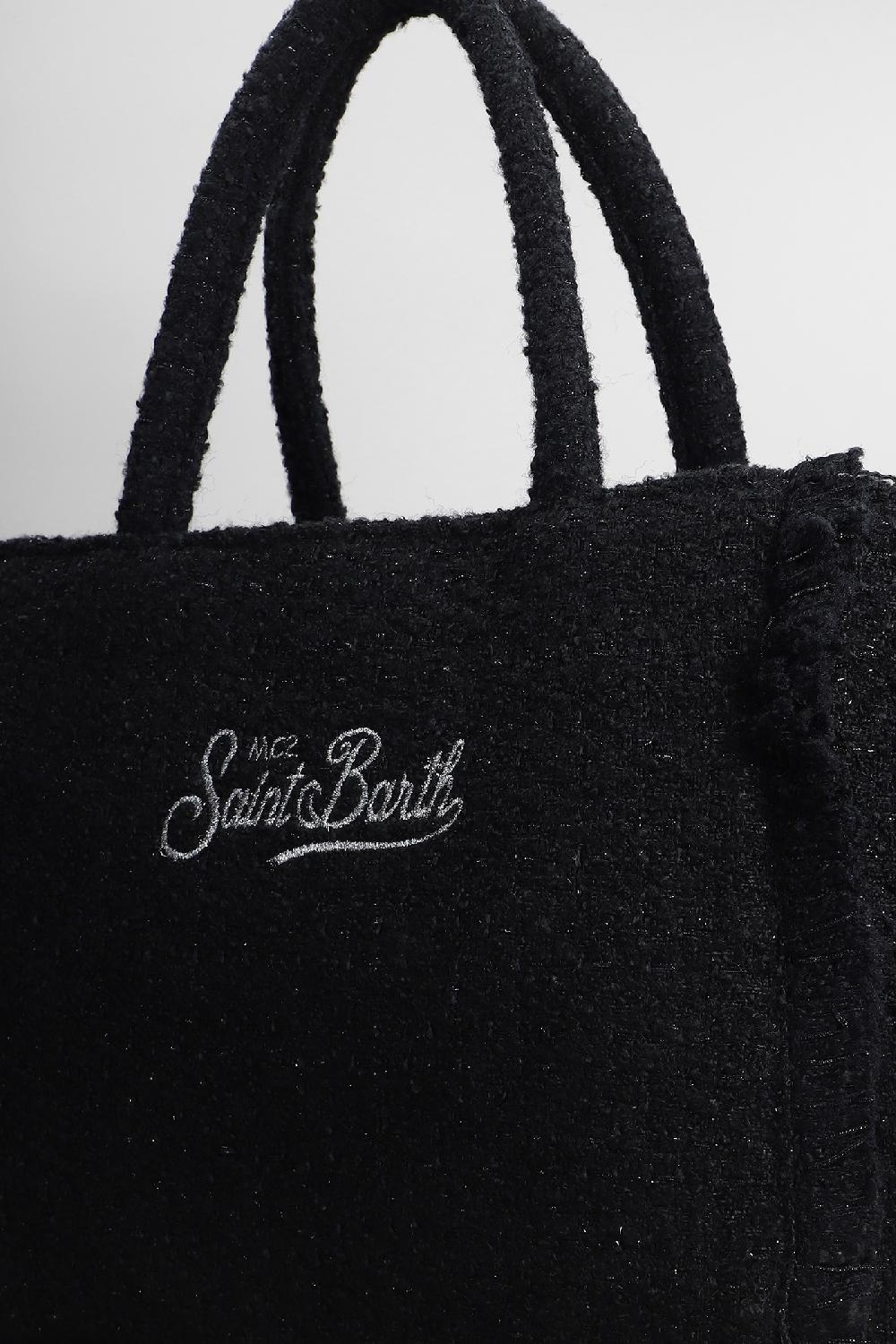 Deliberti Saint Barth Mc2 Tote Vanity Classic In Poliestere Nero Cod. 408954 - Deliberti The Luxury Shopping