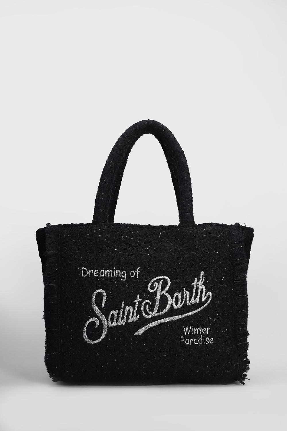 Deliberti Saint Barth Mc2 Tote vanity classic in poliestere nero cod. 408954 - Deliberti The Luxury Shopping