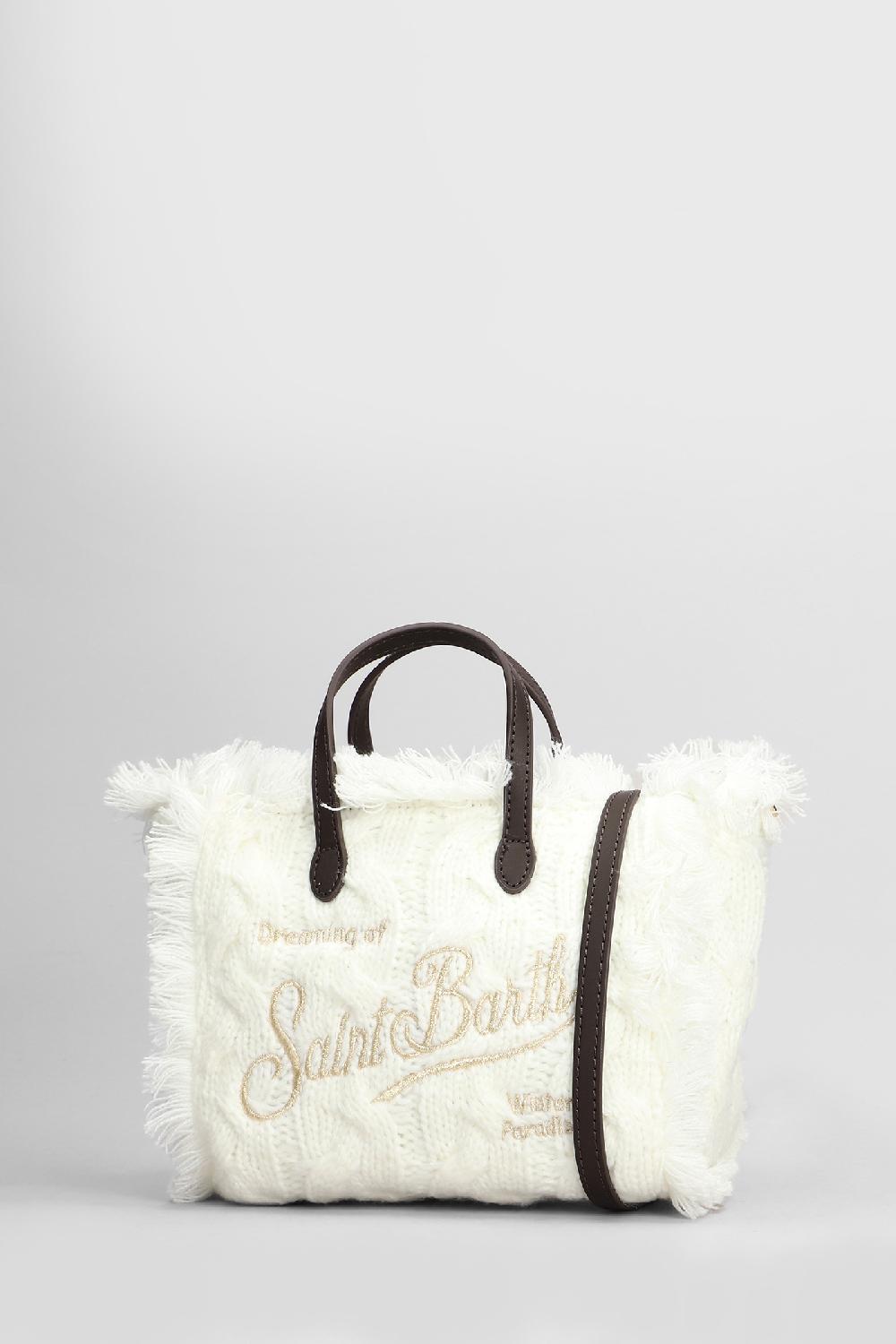 Deliberti Saint Barth Mc2 Tote Vanity Mini W In Acrilico Beige Cod. 408952 - Deliberti The Luxury Shopping