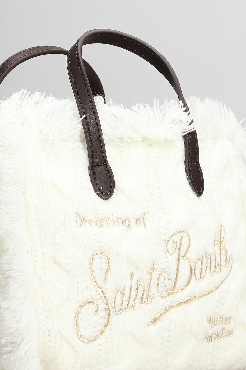 Deliberti Saint Barth Mc2 Tote Vanity Mini W In Acrilico Beige Cod. 408952 - Deliberti The Luxury Shopping