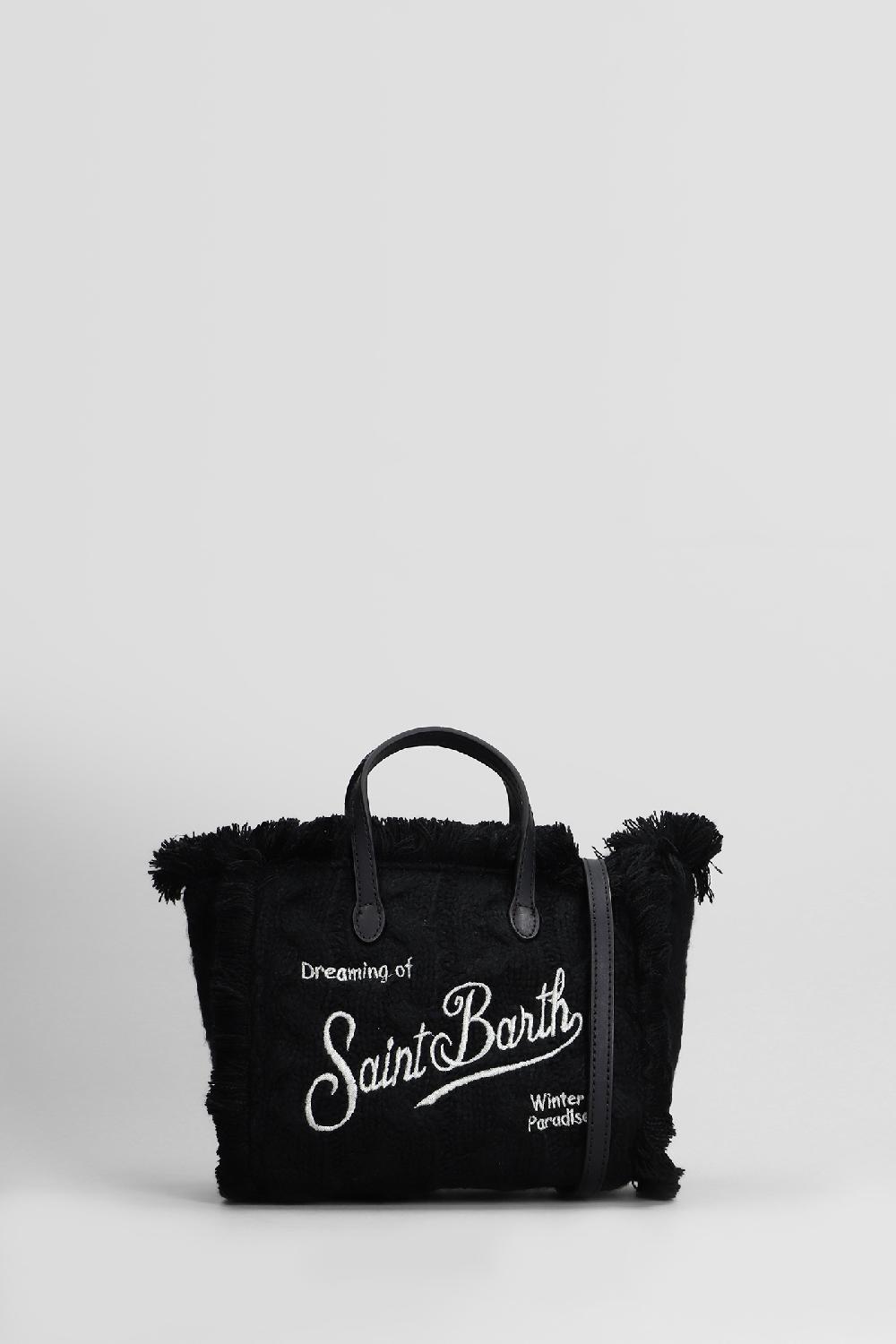 Deliberti Saint Barth Mc2 Tote vanity mini w in acrilico nero cod. 408951 - Deliberti The Luxury Shopping