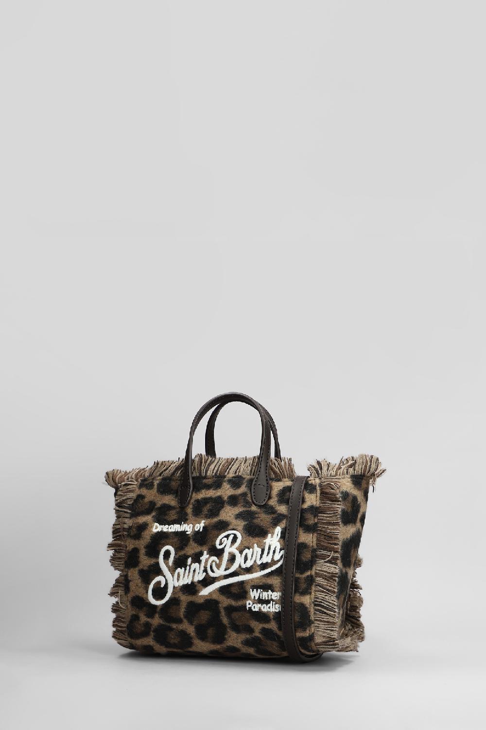 Deliberti Saint Barth Mc2 Tote Vanity Mini W In Poliestere Animalier Cod. 409307 - Deliberti The Luxury Shopping