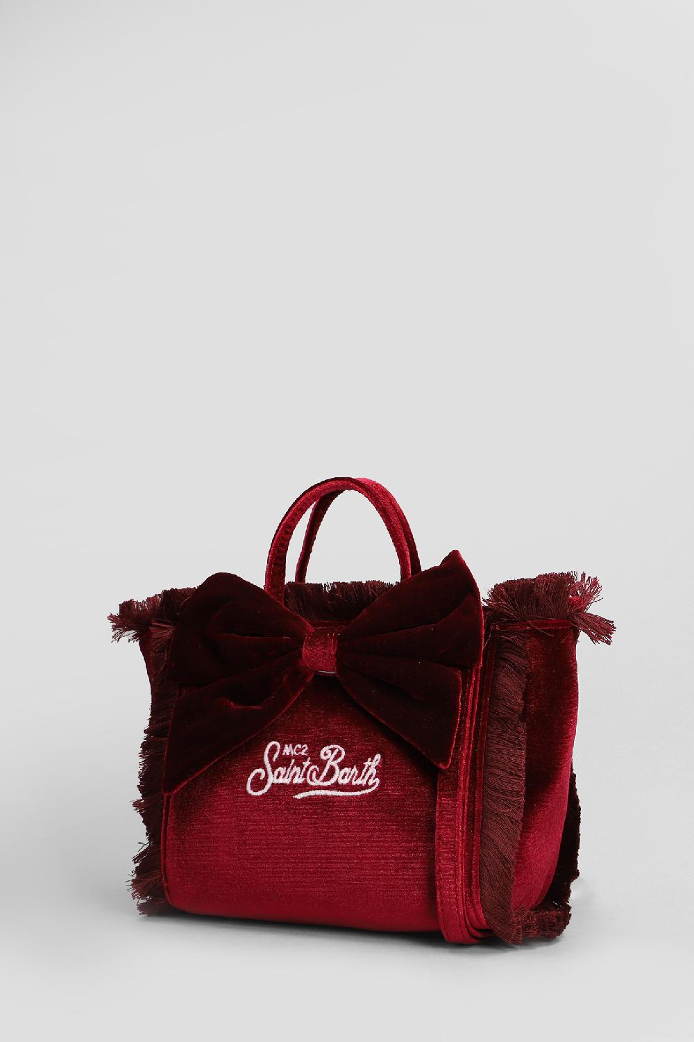 Deliberti Saint Barth Mc2 Tote Vanity Mini W In Poliestere Bordeaux Cod. 408949 - Deliberti The Luxury Shopping