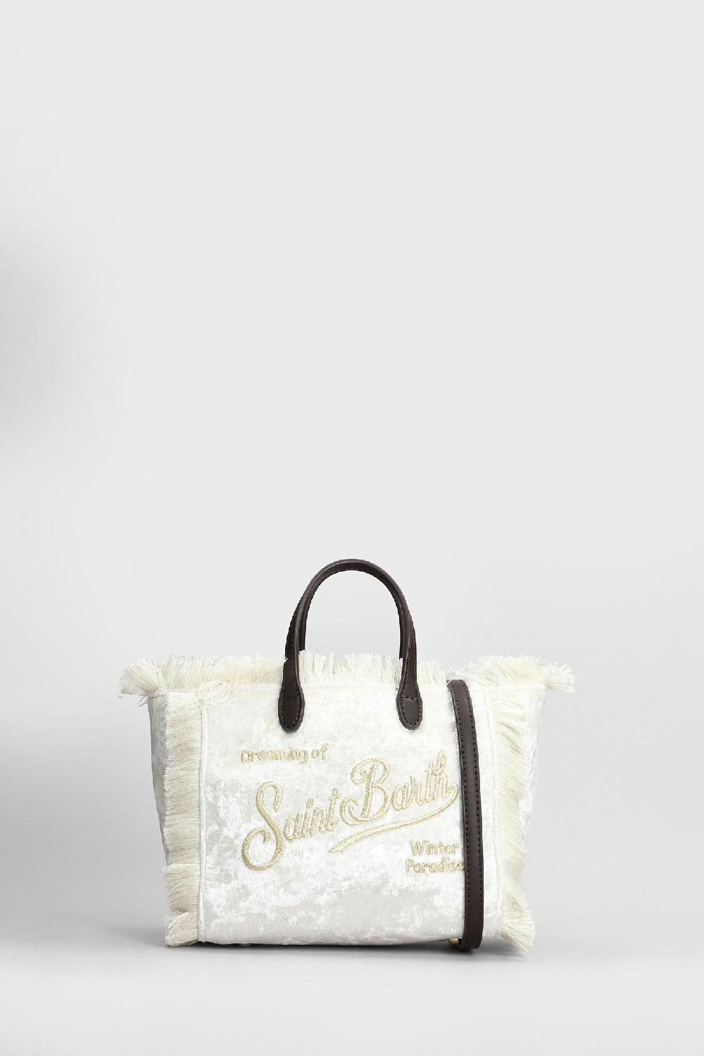 Deliberti Saint Barth Mc2 Tote vanity mini w in poliestere beige cod. 409305 - Deliberti The Luxury Shopping