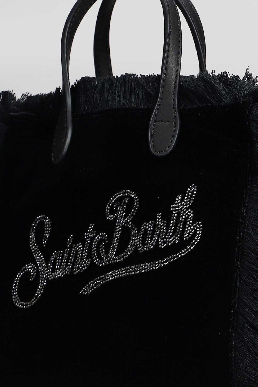 Deliberti Saint Barth Mc2 Tote Vanity Mini W In Poliestere Nero Cod. 408950 - Deliberti The Luxury Shopping