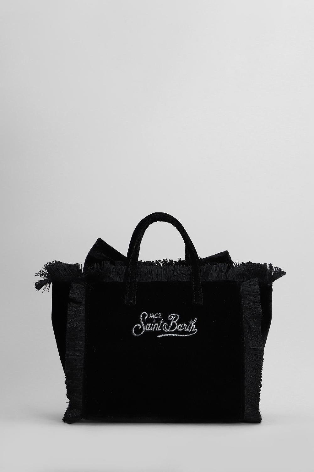 Deliberti Saint Barth Mc2 Tote Vanity Mini W In Poliestere Nero Cod. 408953 - Deliberti The Luxury Shopping