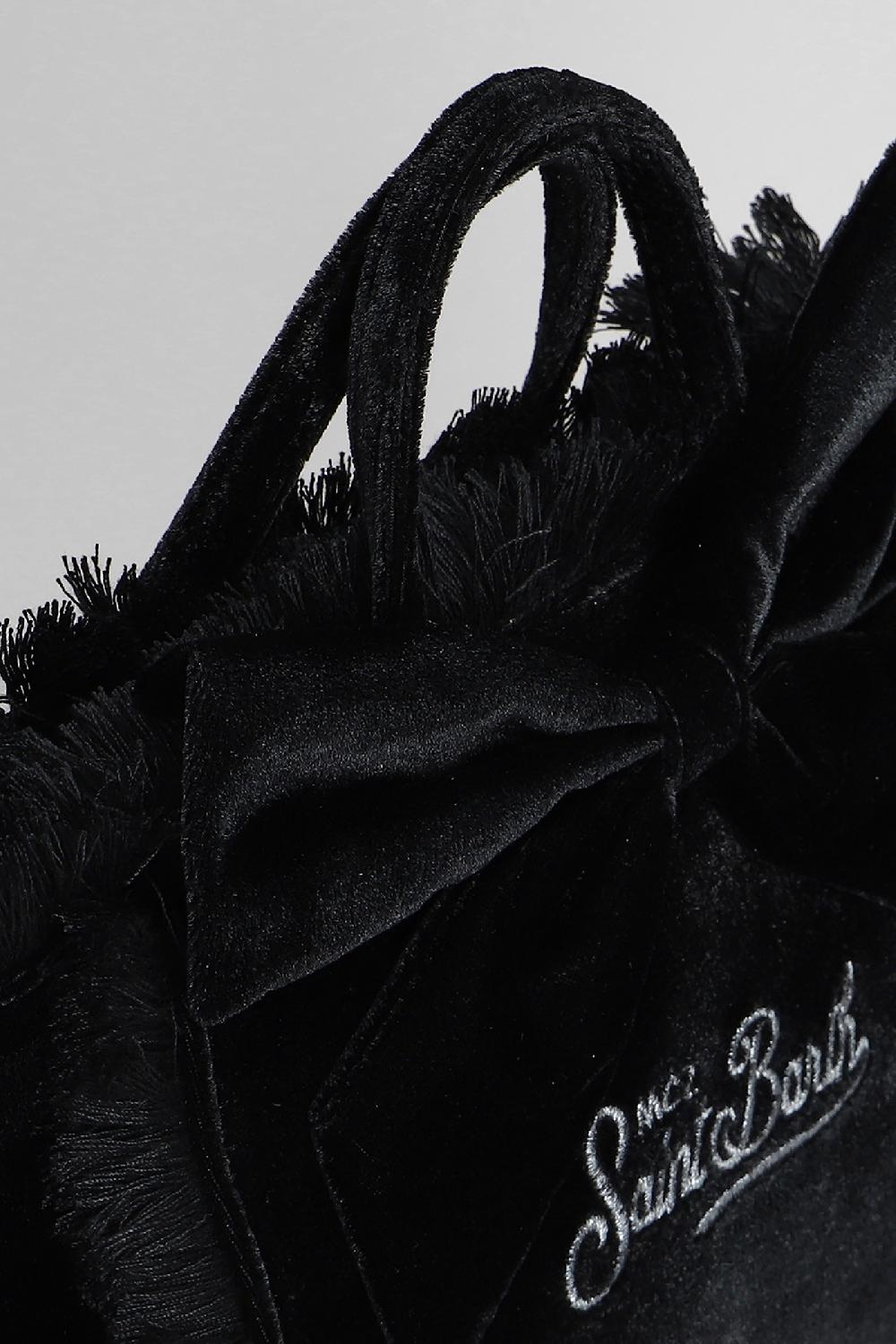 Deliberti Saint Barth Mc2 Tote Vanity Mini W In Poliestere Nero Cod. 408953 - Deliberti The Luxury Shopping