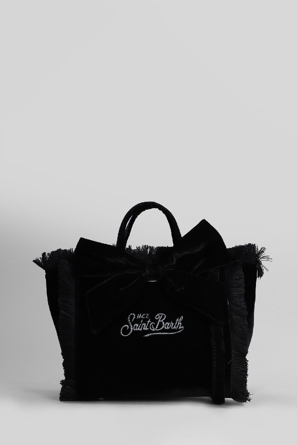 Deliberti Saint Barth Mc2 Tote vanity mini w in poliestere nero cod. 408953 - Deliberti The Luxury Shopping