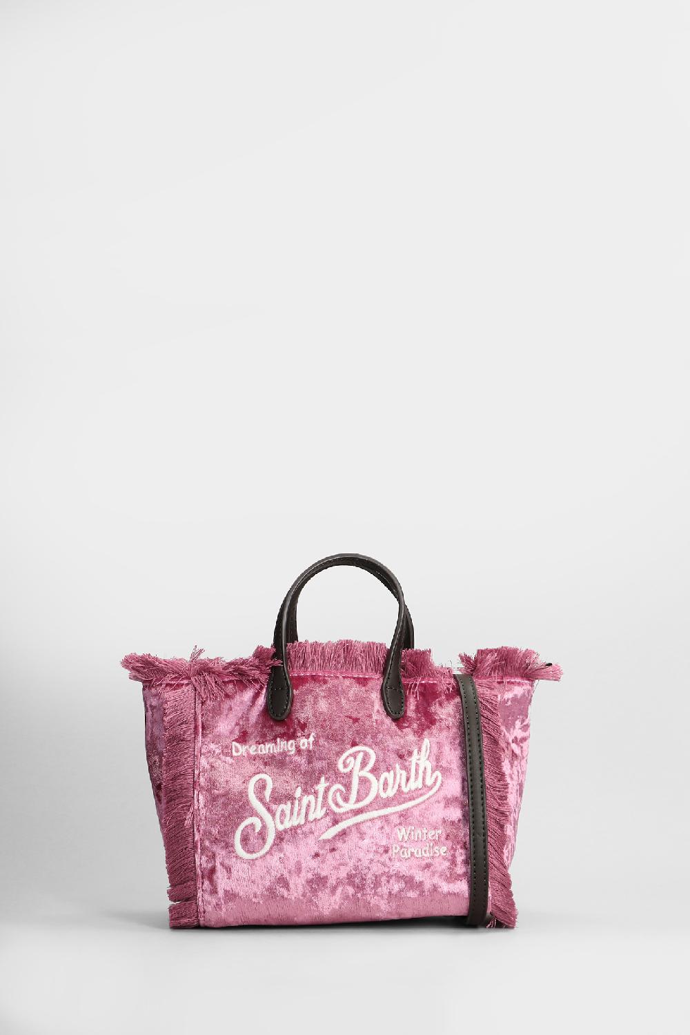Deliberti Saint Barth Mc2 Tote vanity mini w in poliestere rosa cod. 409380 - Deliberti The Luxury Shopping