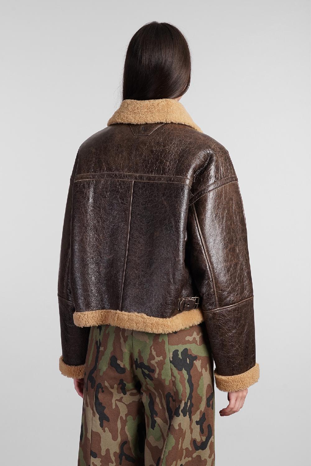 Deliberti Salvatore Santoro Montone In Pelle Marrone Cod. 406973 - Deliberti The Luxury Shopping