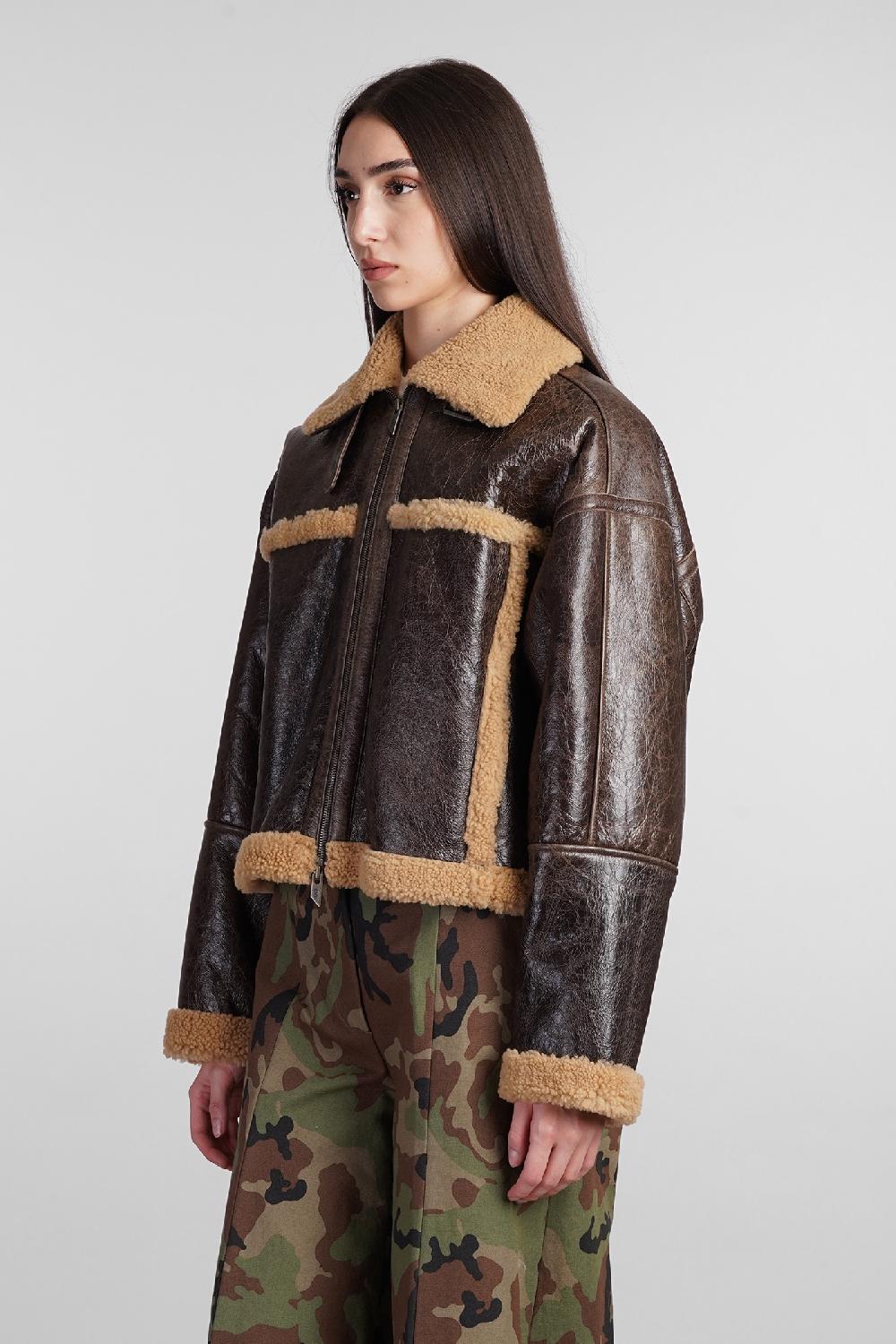 Deliberti Salvatore Santoro Montone In Pelle Marrone Cod. 406973 - Deliberti The Luxury Shopping