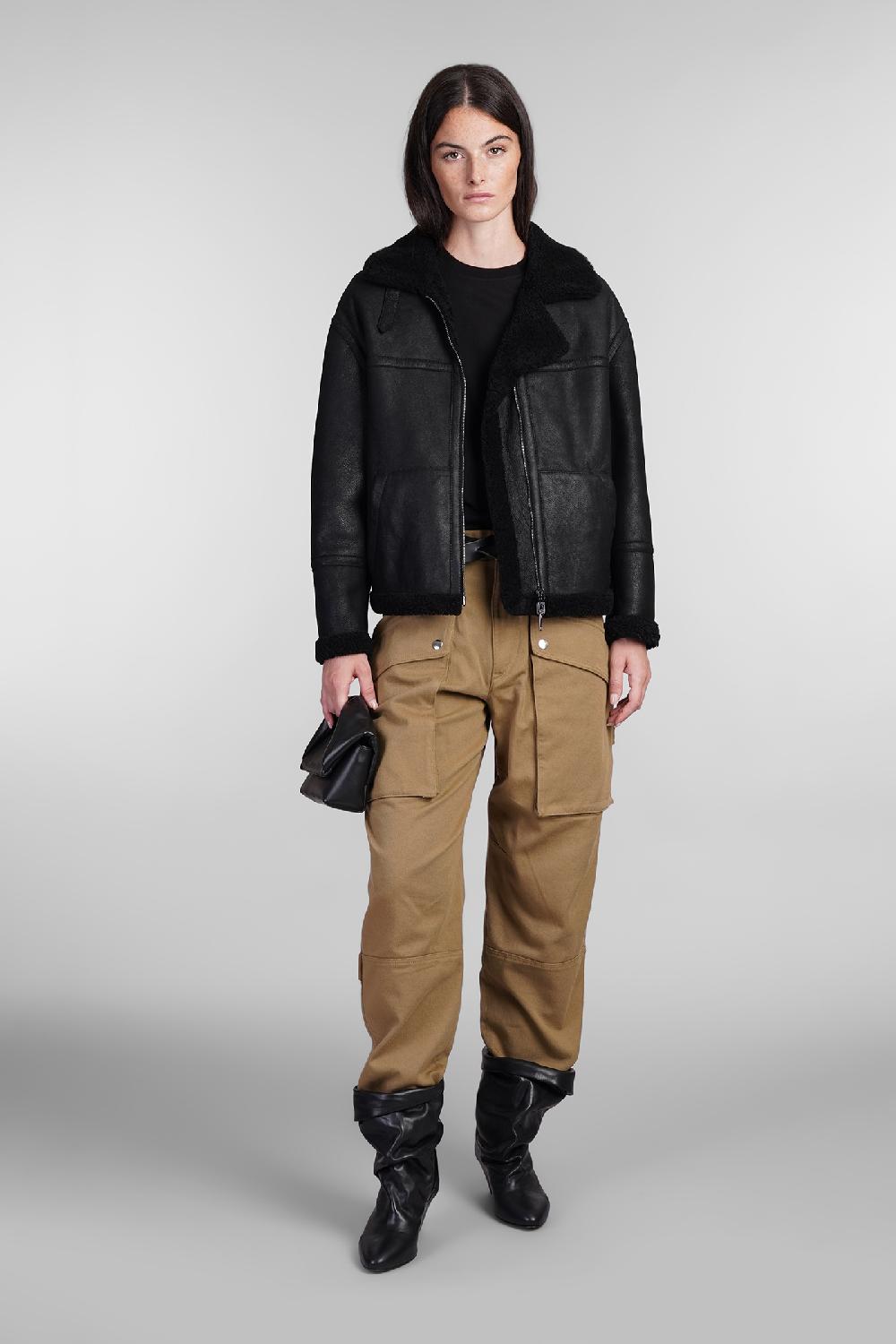 Deliberti Salvatore Santoro Montone In Pelle Nera Cod. 402832 - Deliberti The Luxury Shopping