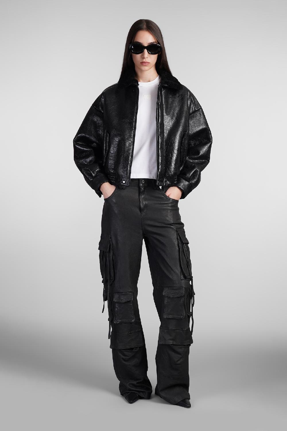 Deliberti Salvatore Santoro Montone In Pelle Nera Cod. 406972 - Deliberti The Luxury Shopping