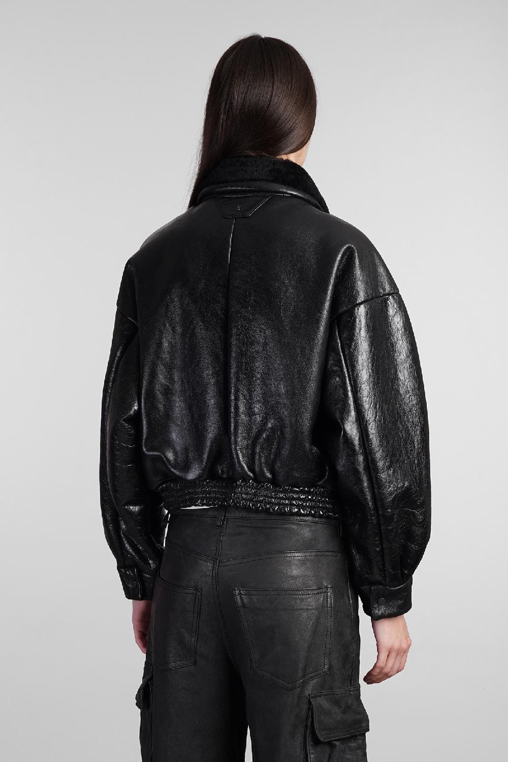 Deliberti Salvatore Santoro Montone In Pelle Nera Cod. 406972 - Deliberti The Luxury Shopping