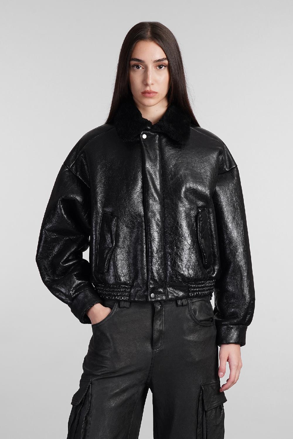 Deliberti Salvatore Santoro Montone in pelle nera cod. 406972 - Deliberti The Luxury Shopping