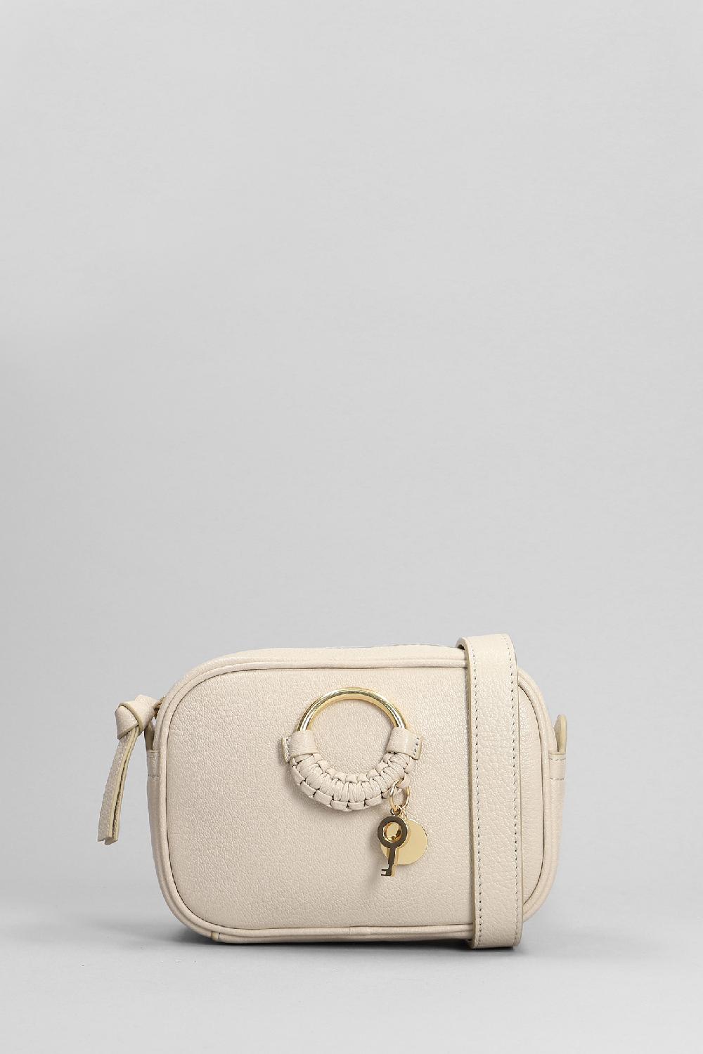 Deliberti See by Chloé Borsa a spalla camera bag in pelle beige cod. 384251 - Deliberti The Luxury Shopping
