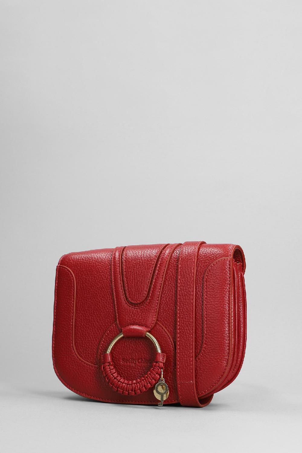 Deliberti See By Chloé Borsa A Spalla Hana In Pelle Rossa Cod. 386628 - Deliberti The Luxury Shopping