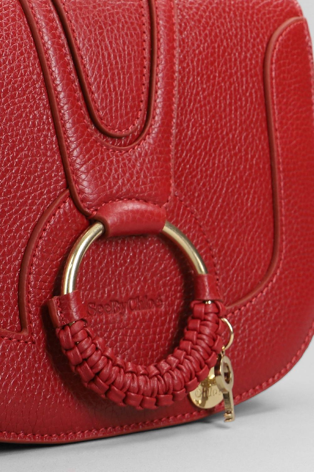 Deliberti See By Chloé Borsa A Spalla Hana In Pelle Rossa Cod. 386628 - Deliberti The Luxury Shopping
