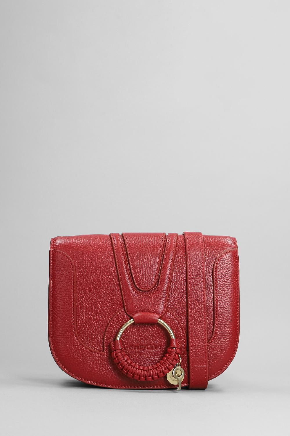 Deliberti See by Chloé Borsa a spalla hana in pelle rossa cod. 386628 - Deliberti The Luxury Shopping