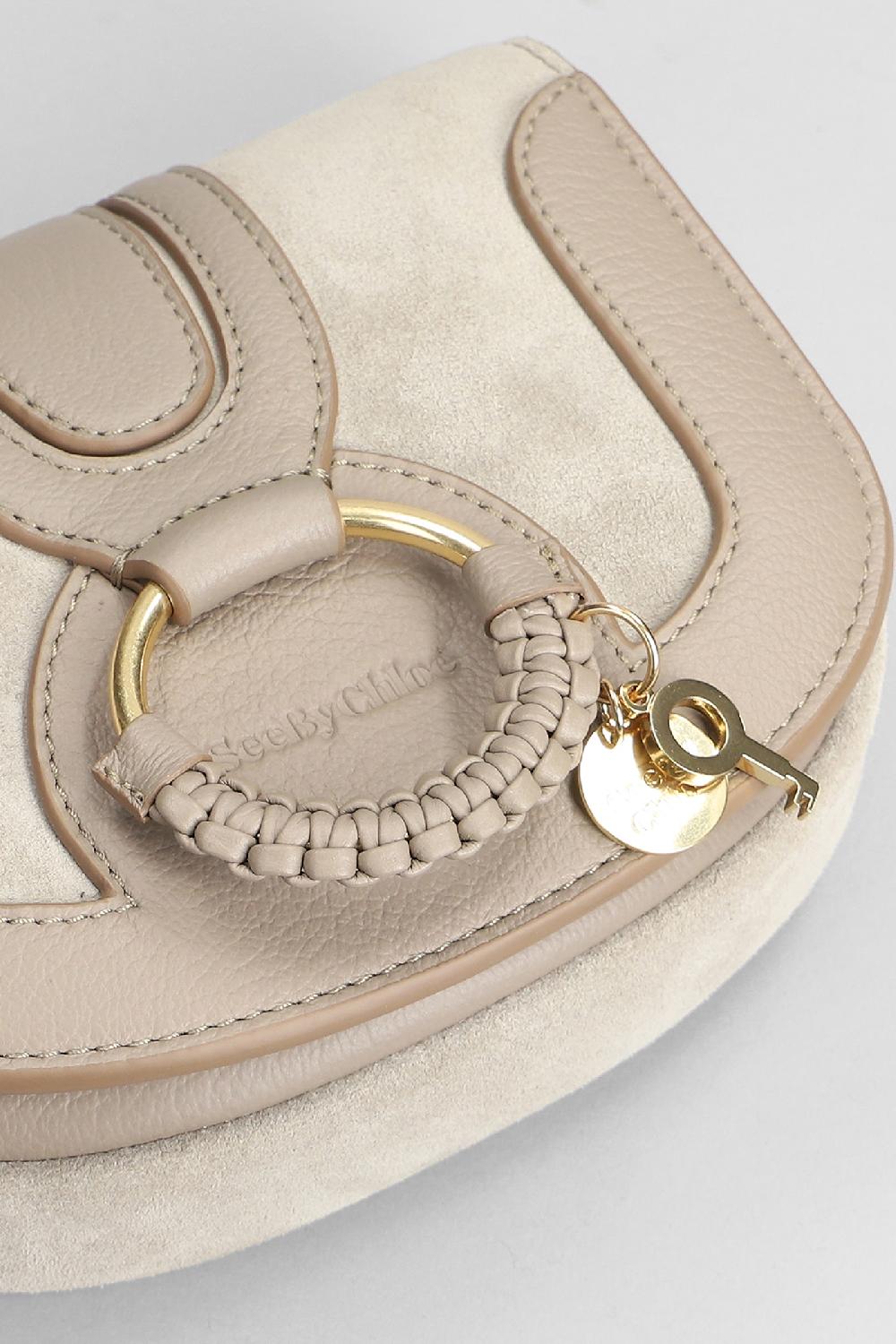 Deliberti See By Chloé Borsa A Spalla Hana Mini In Pelle Taupe Cod. 386511 - Deliberti The Luxury Shopping