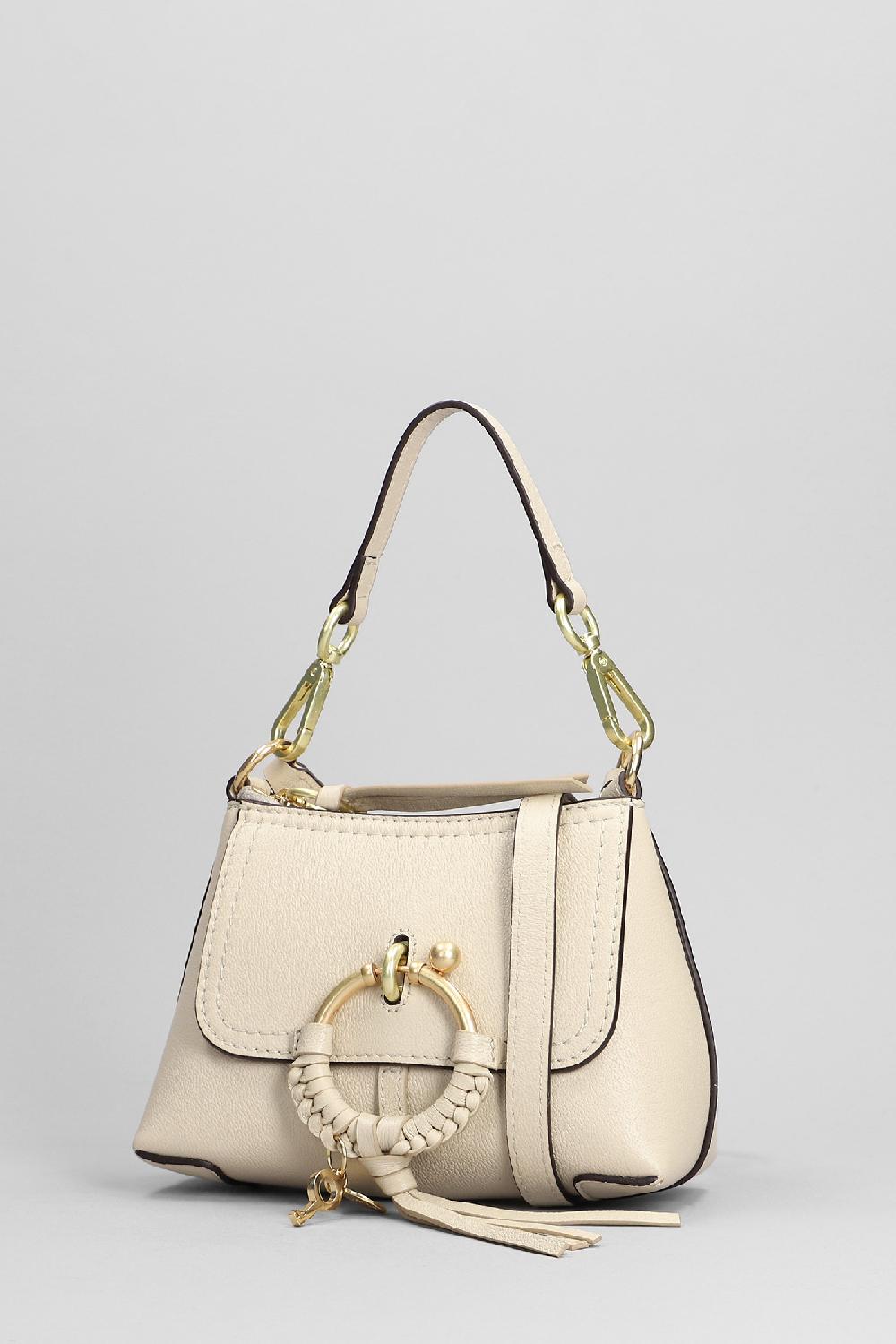 Deliberti See By Chloé Borsa A Spalla Joan Mini In Pelle Beige Cod. 384258 - Deliberti The Luxury Shopping