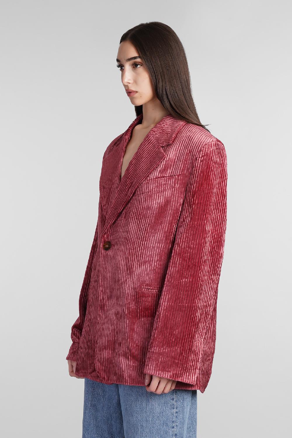 Deliberti Sefr Blazer Natsumi Blazer In Viscosa Rosa Cod. 409099 - Deliberti The Luxury Shopping