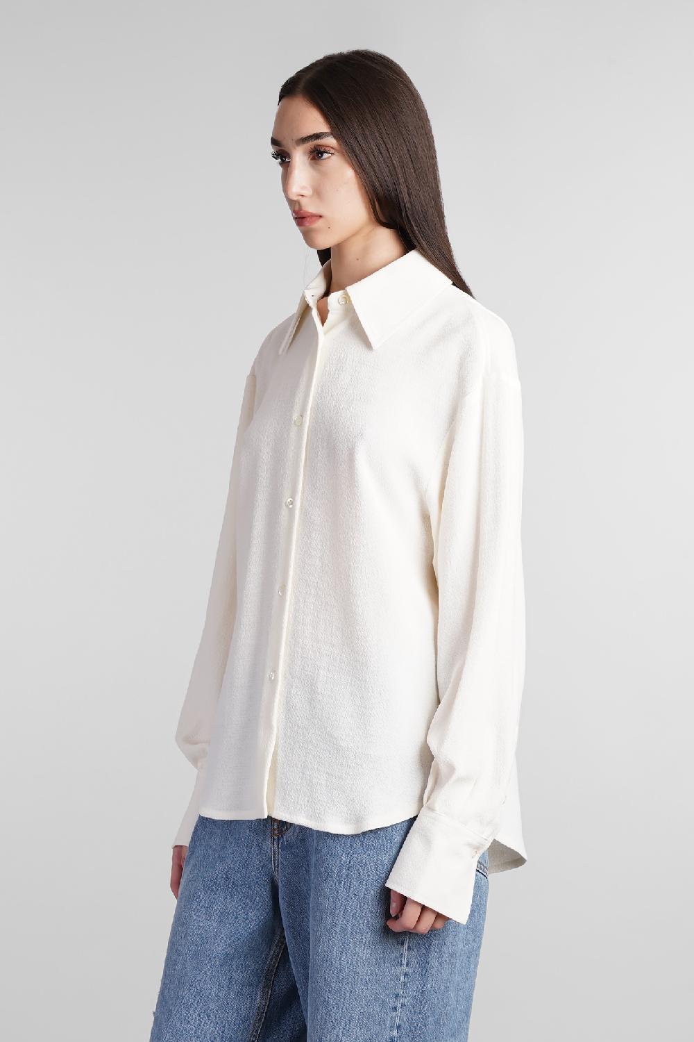 Deliberti Sefr Camicia Anais Shirt In Viscosa Beige Cod. 409098 - Deliberti The Luxury Shopping