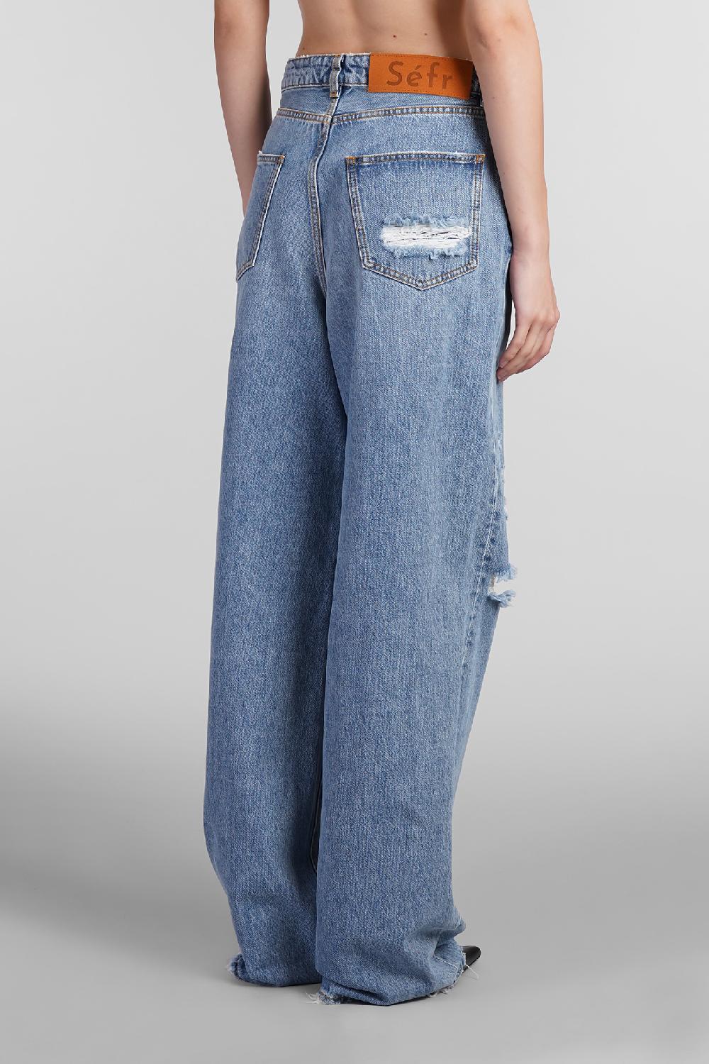 Deliberti Sefr Jeans In Cotone Blu Cod. 409096 - Deliberti The Luxury Shopping