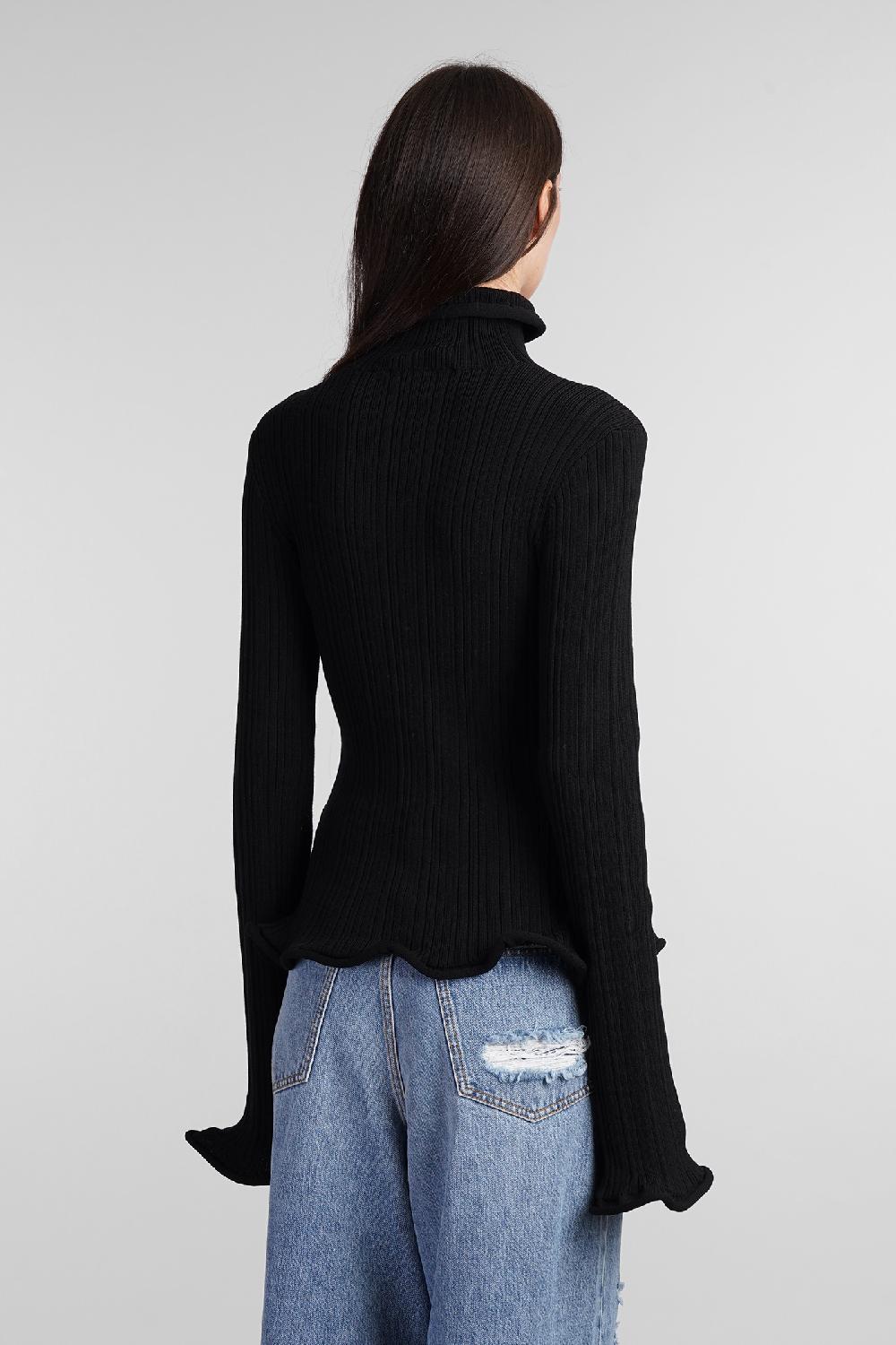 Deliberti Sefr Maglia Paloma Sweater In Cotone Nero Cod. 409100 - Deliberti The Luxury Shopping