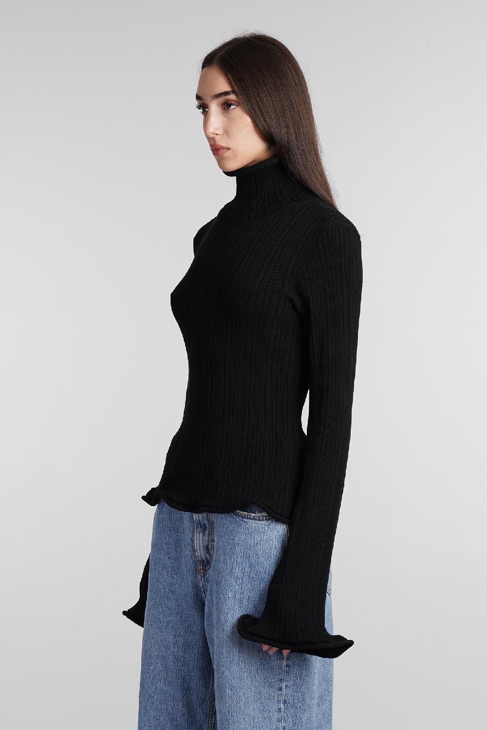 Deliberti Sefr Maglia Paloma Sweater In Cotone Nero Cod. 409100 - Deliberti The Luxury Shopping