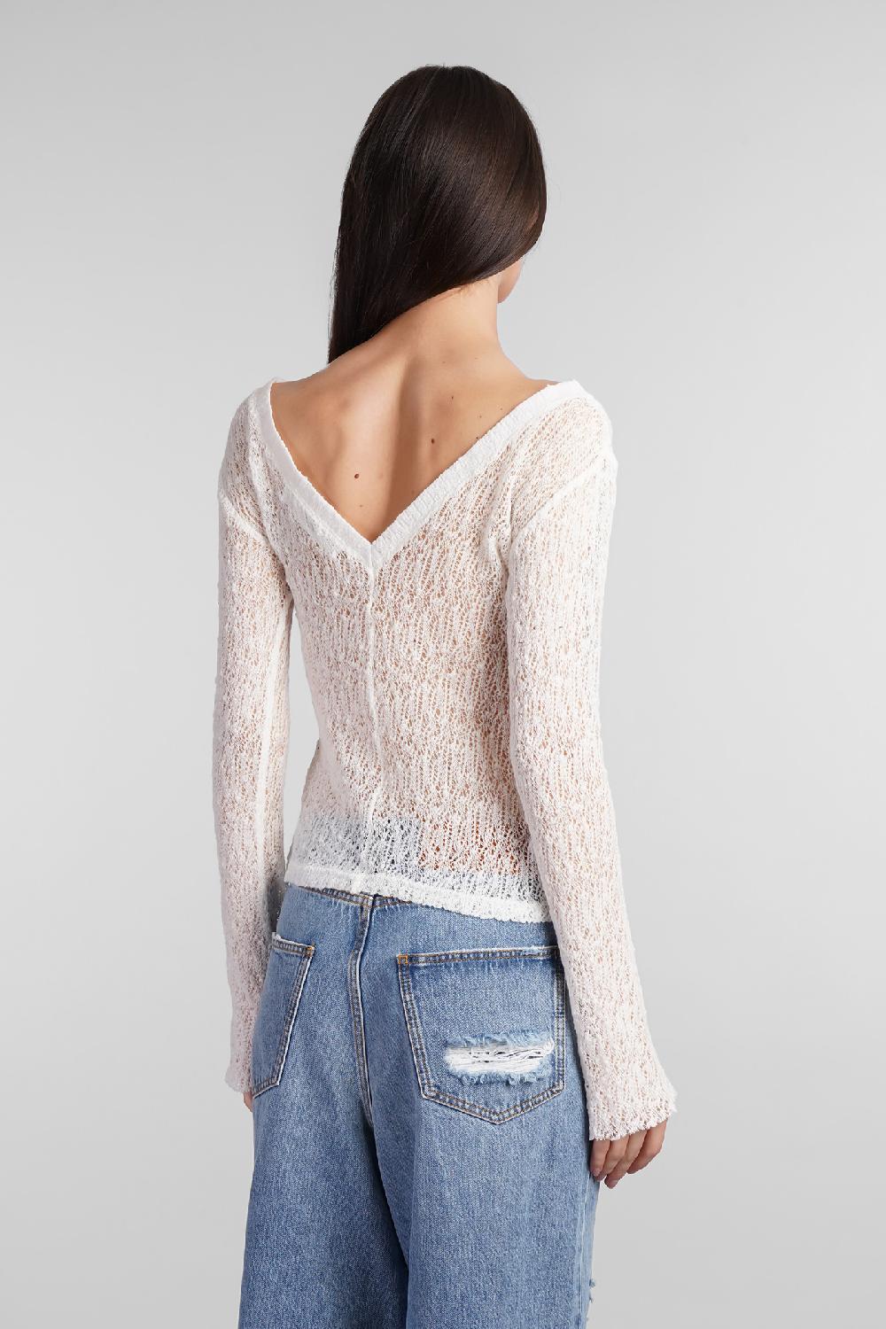 Deliberti Sefr Topwear Maeve Top In Lana Beige Cod. 409097 - Deliberti The Luxury Shopping