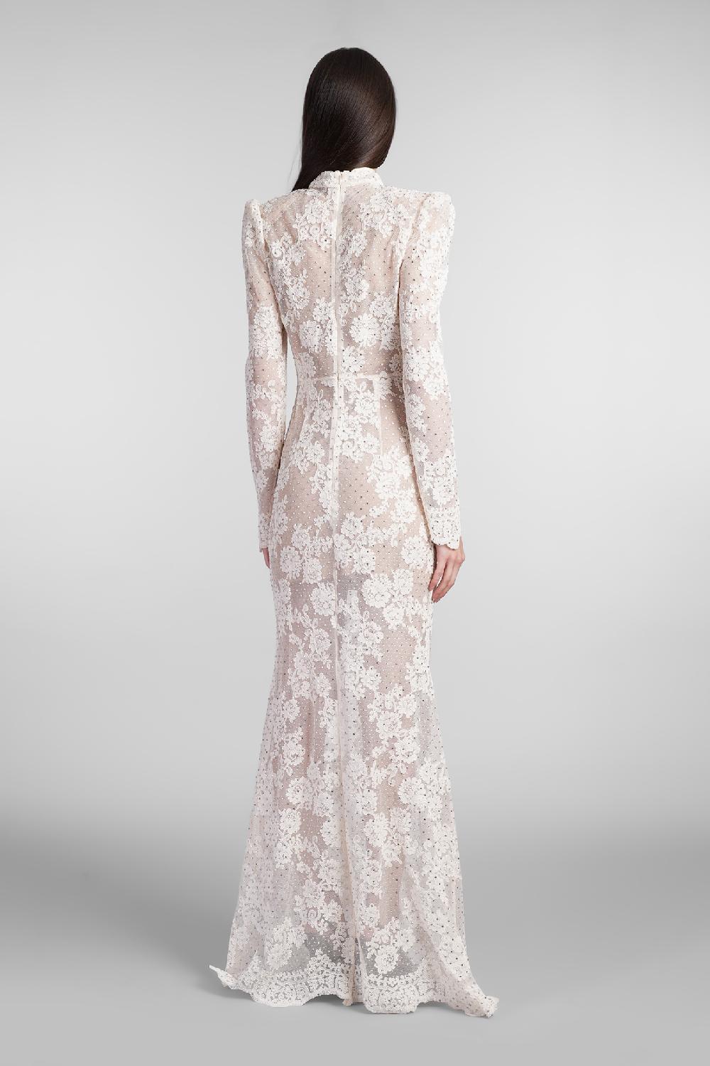 Deliberti Self Portrait Abito In Poliestere Bianco Cod. 408232 - Deliberti The Luxury Shopping