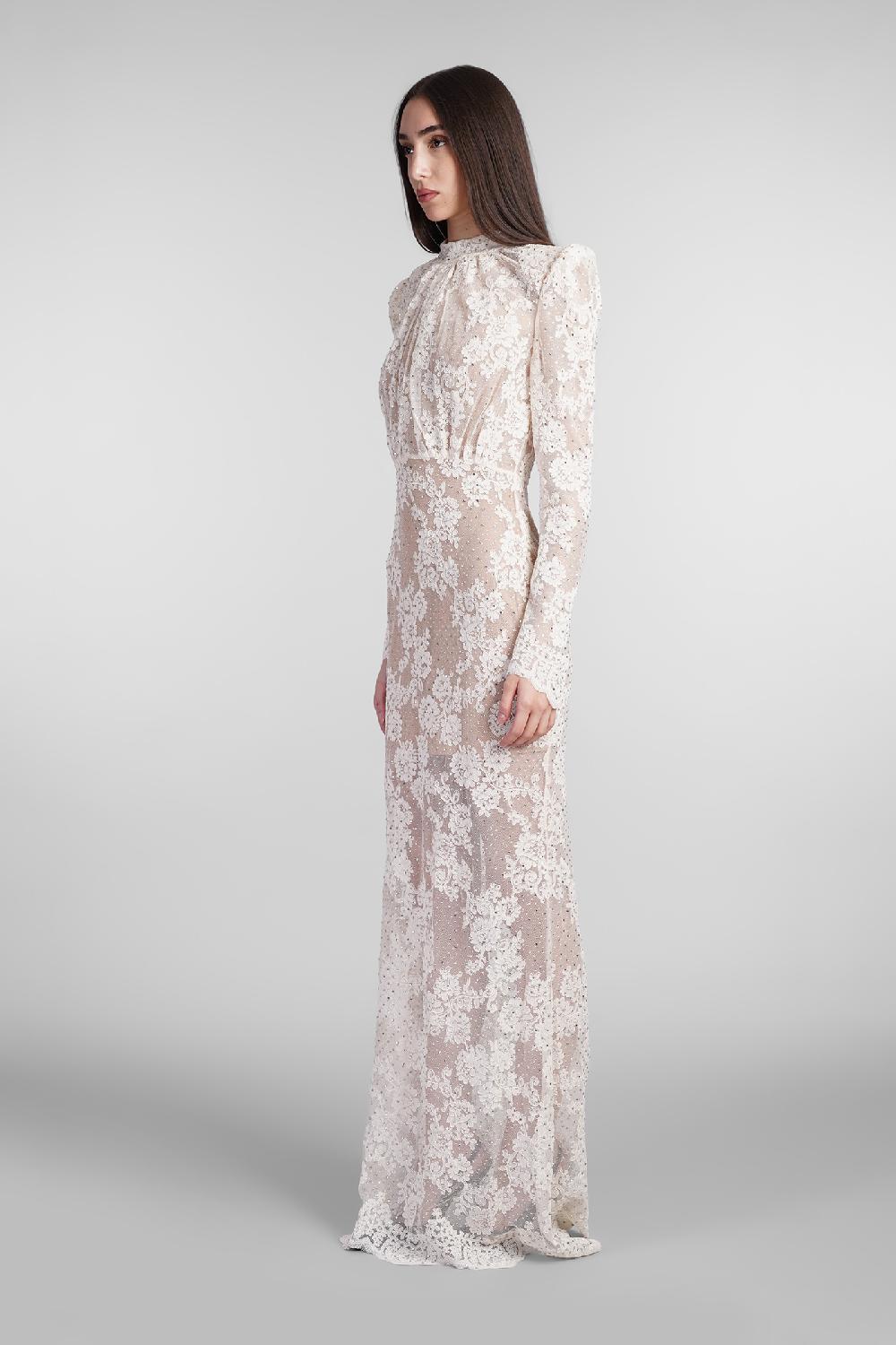 Deliberti Self Portrait Abito In Poliestere Bianco Cod. 408232 - Deliberti The Luxury Shopping