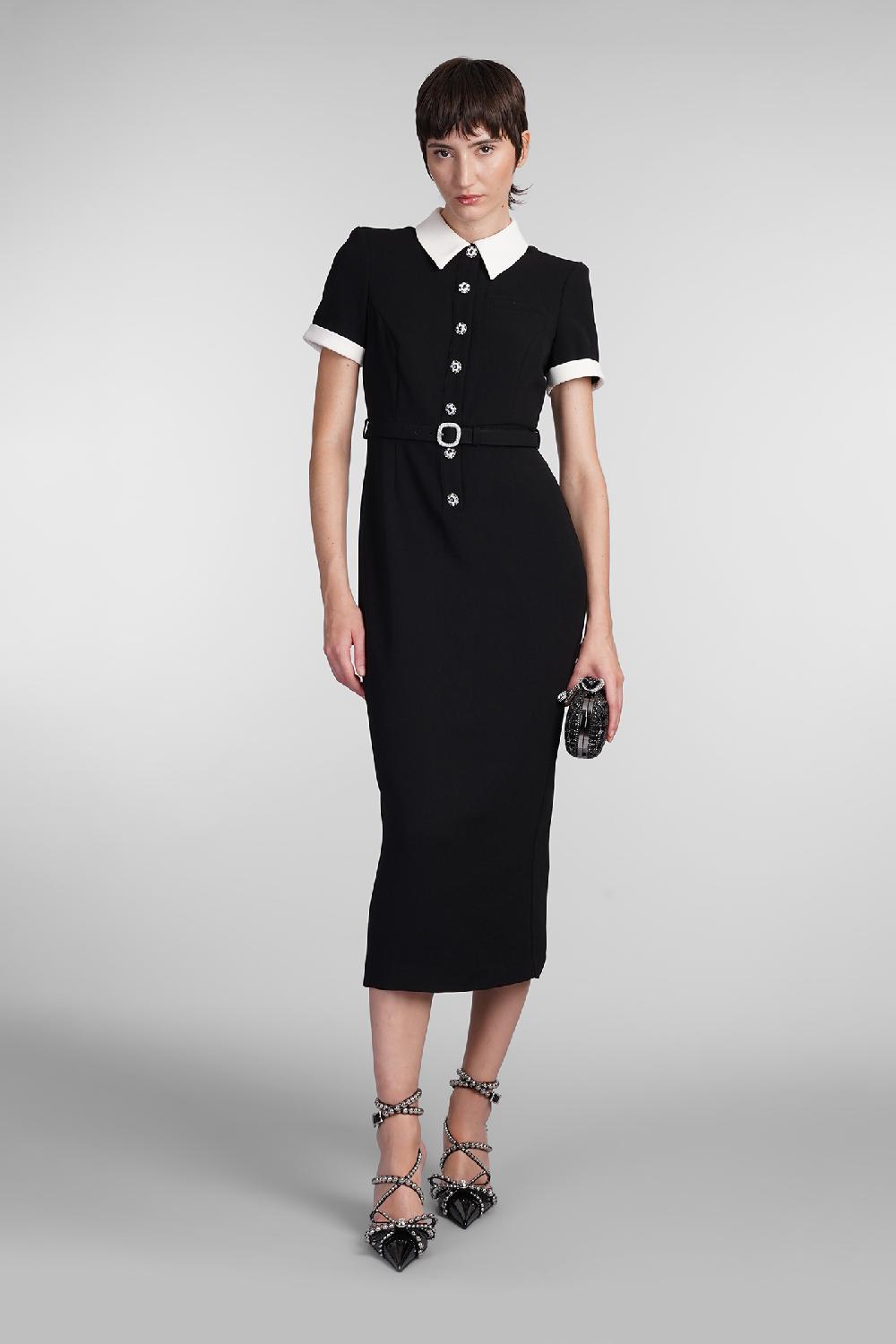 Deliberti Self Portrait Abito In Poliestere Nero Cod. 408225 - Deliberti The Luxury Shopping